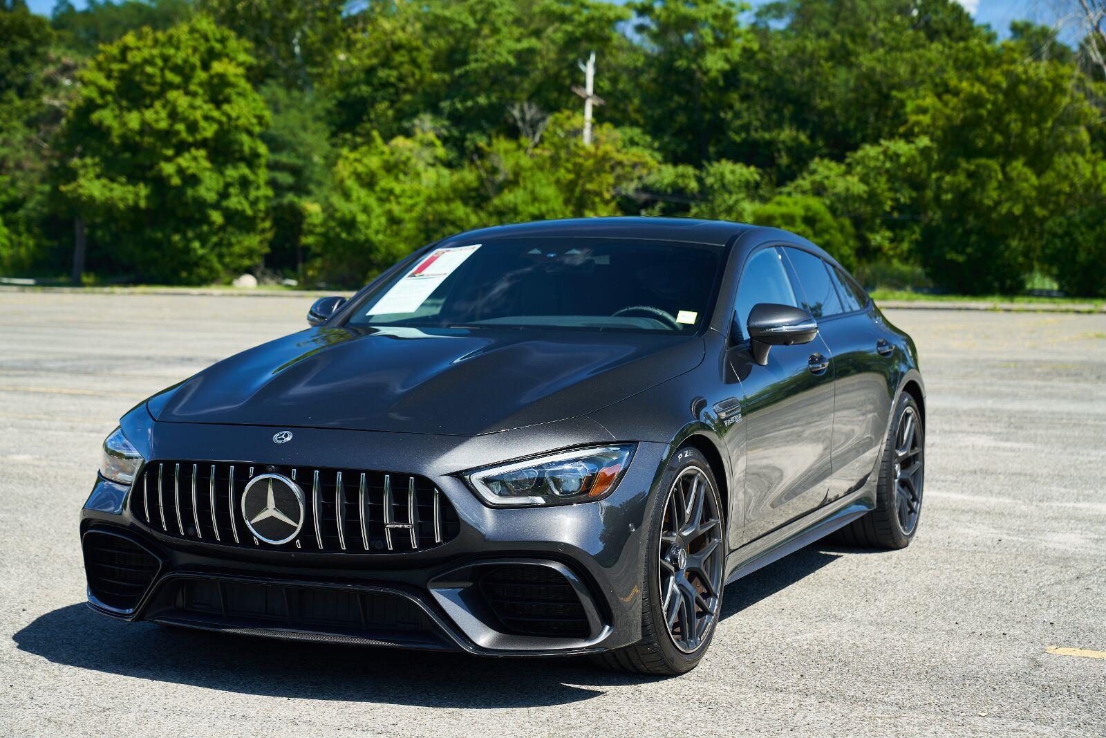 Gray (Graphite Grey Metallic) 2019 Mercedes-Benz AMG GT Coupe All-Wheel Drive Automatic