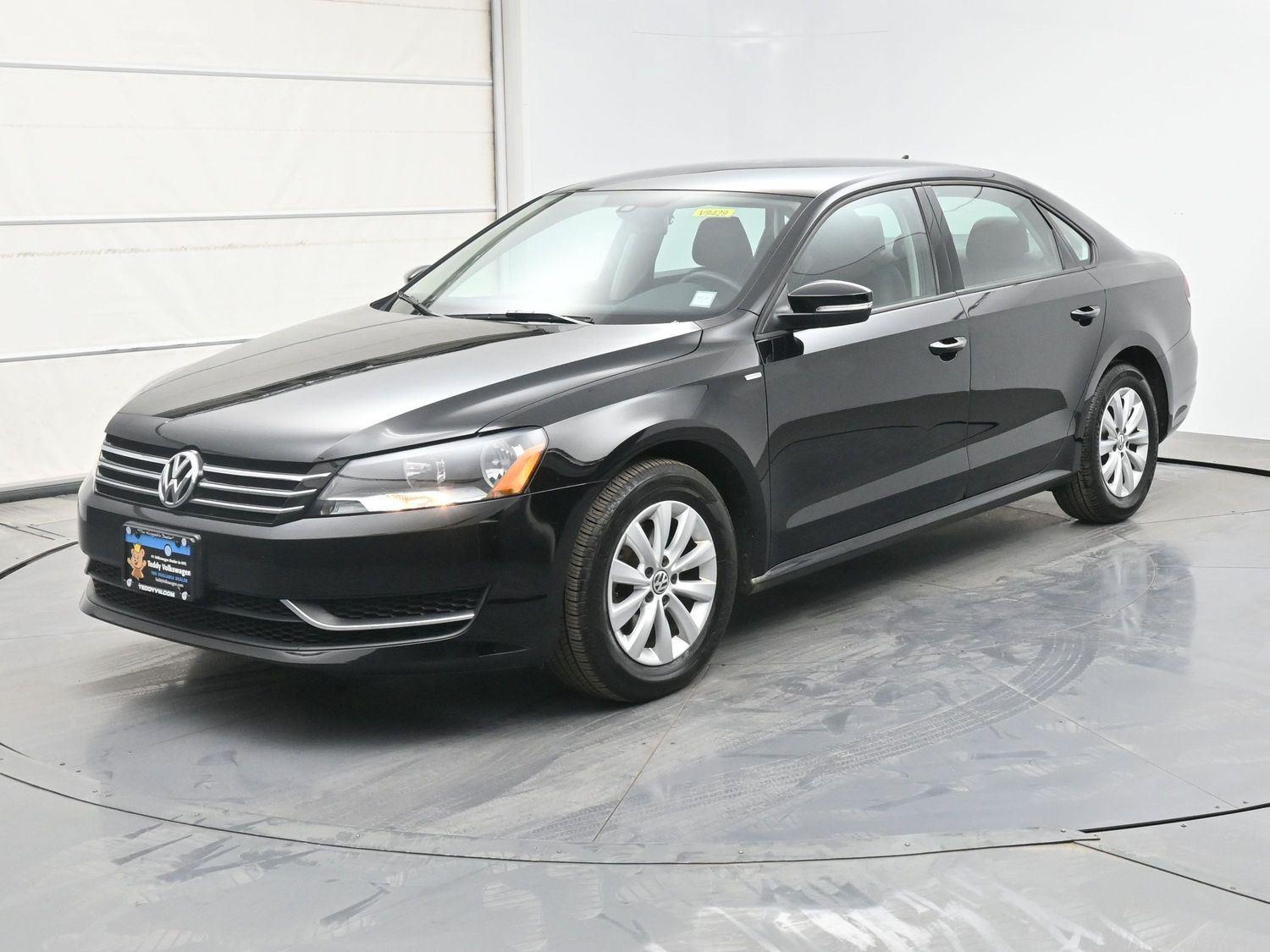 Black 2014 Volkswagen Passat Wolfsburg Edition 1.8 Sedan Front-Wheel Drive Automatic