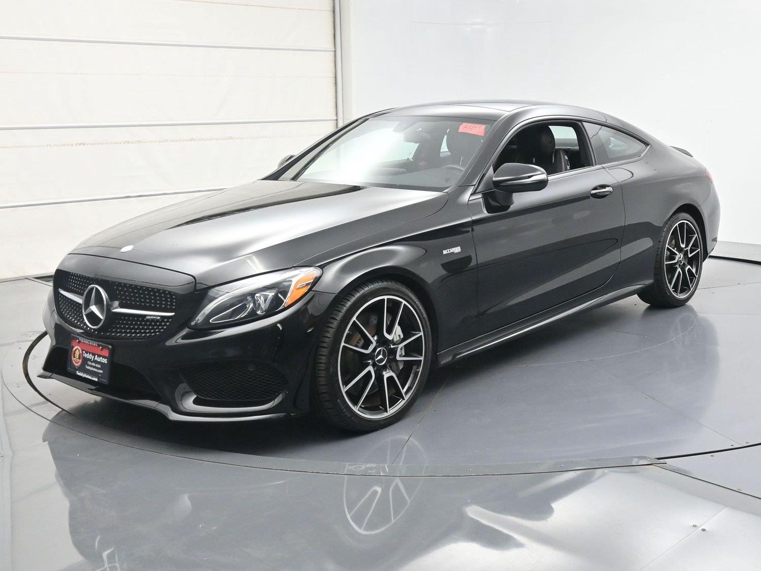 Black 2017 Mercedes-Benz C-Class Coupe All-Wheel Drive Automatic