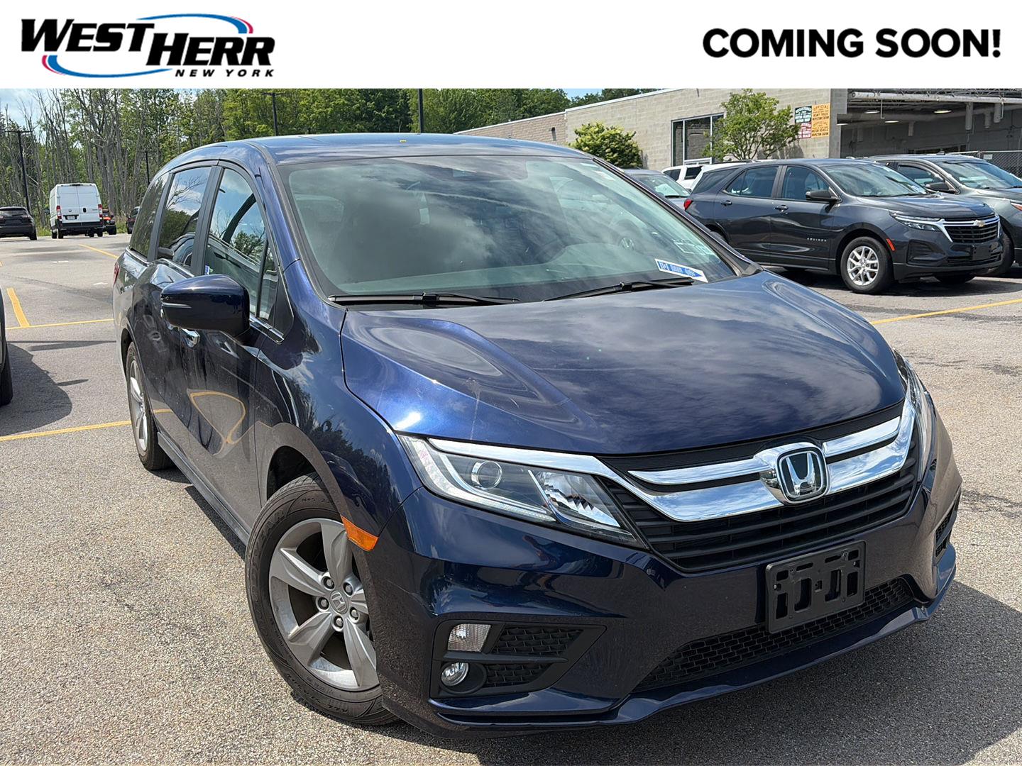 Black (Obsidian Blue Pearl) 2019 Honda Odyssey Minivan Front-Wheel Drive 9-Speed Automatic