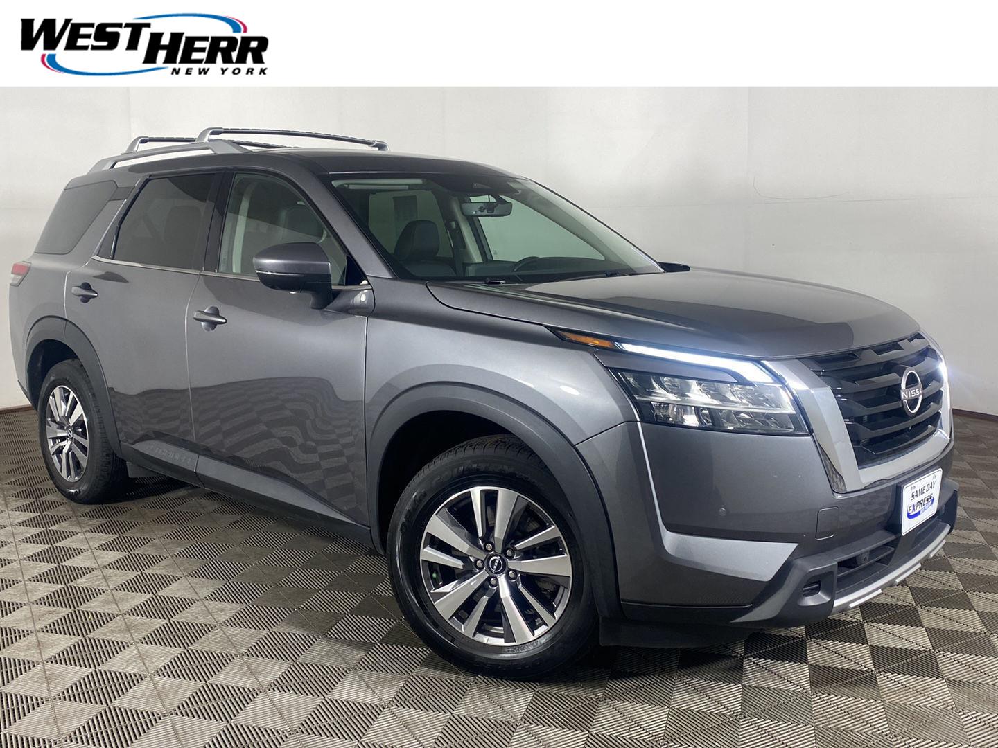 Gray (Gun Metallic) 2023 Nissan Pathfinder SUV / Crossover All-Wheel Drive 9-Speed Automatic