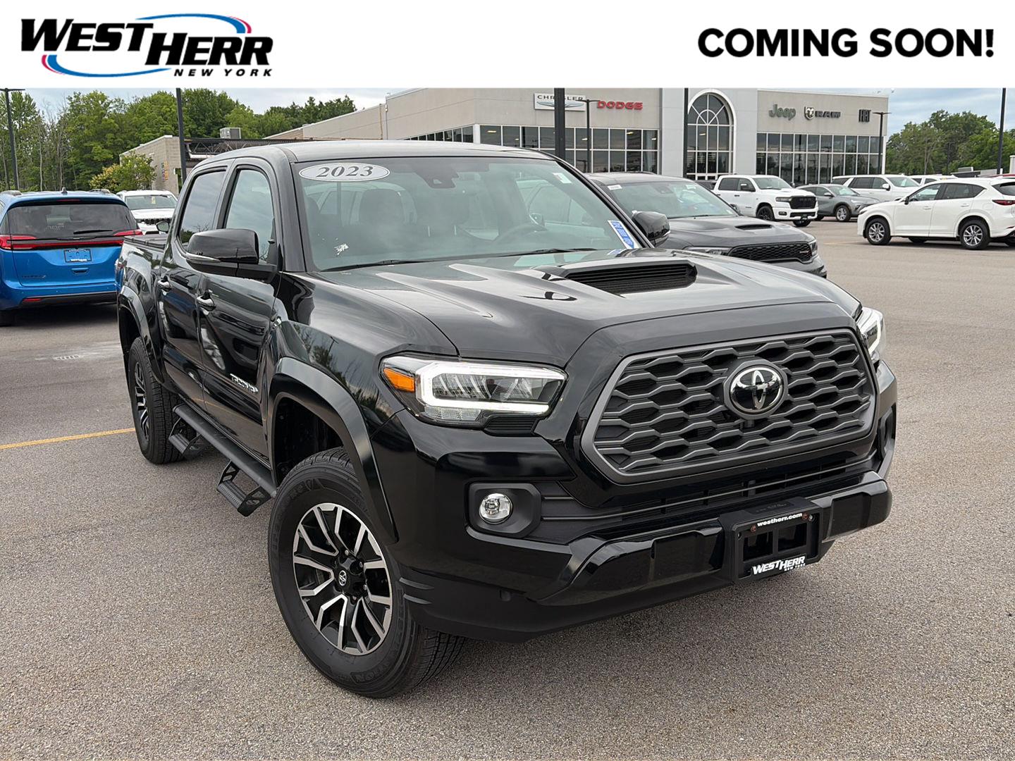 Black 2023 Toyota Tacoma Pickup Truck Four-Wheel Drive 6-Speed Automatic