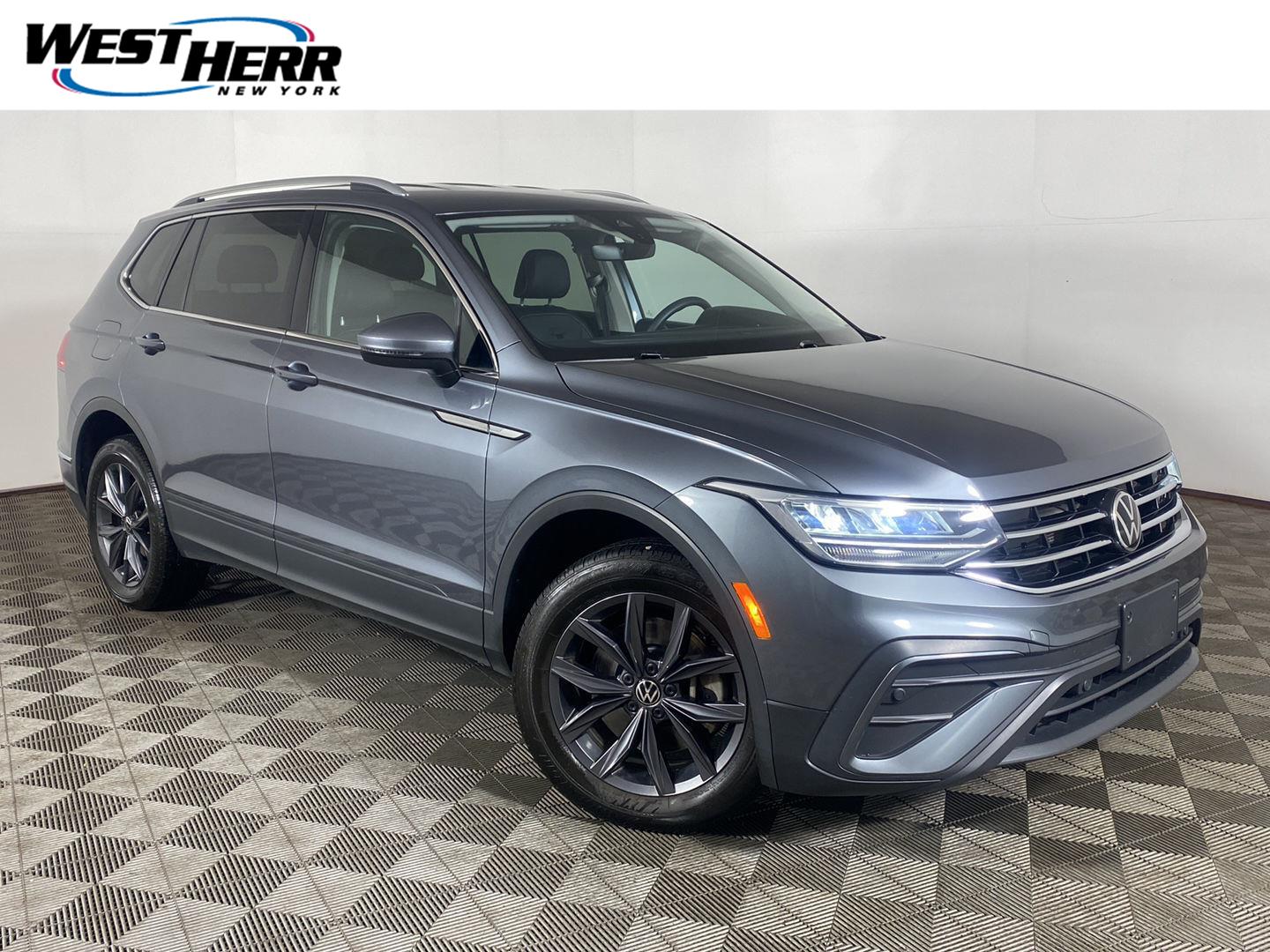 Platinum Gray Metallic 2023 Volkswagen Tiguan SUV / Crossover All-Wheel Drive Automatic