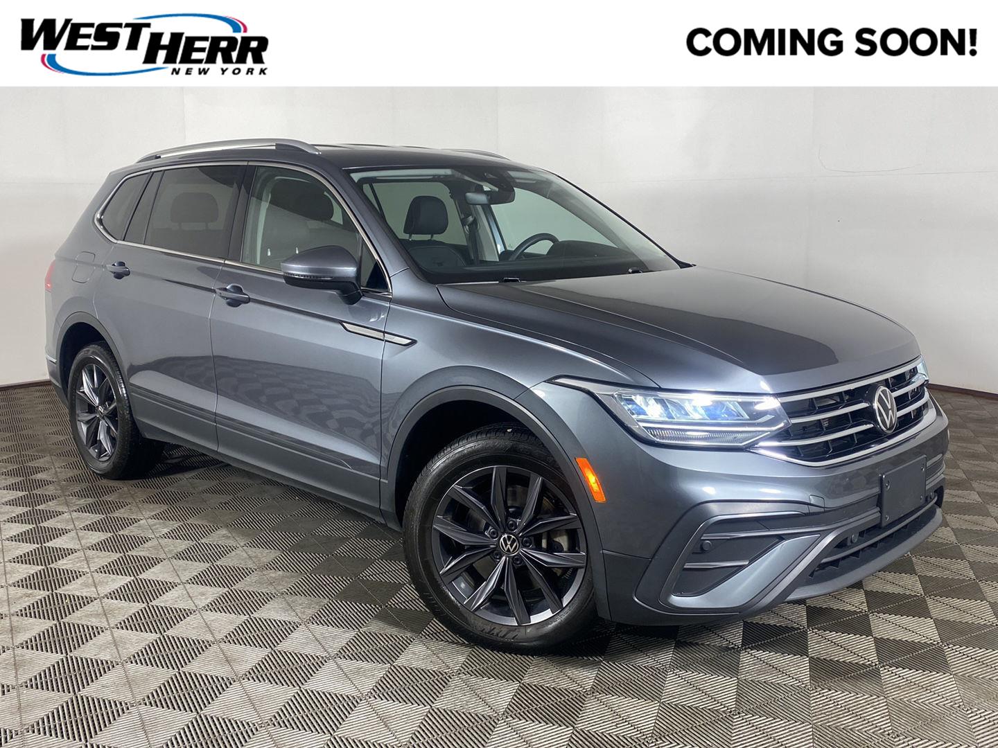Platinum Gray Metallic 2023 Volkswagen Tiguan SUV / Crossover All-Wheel Drive Automatic