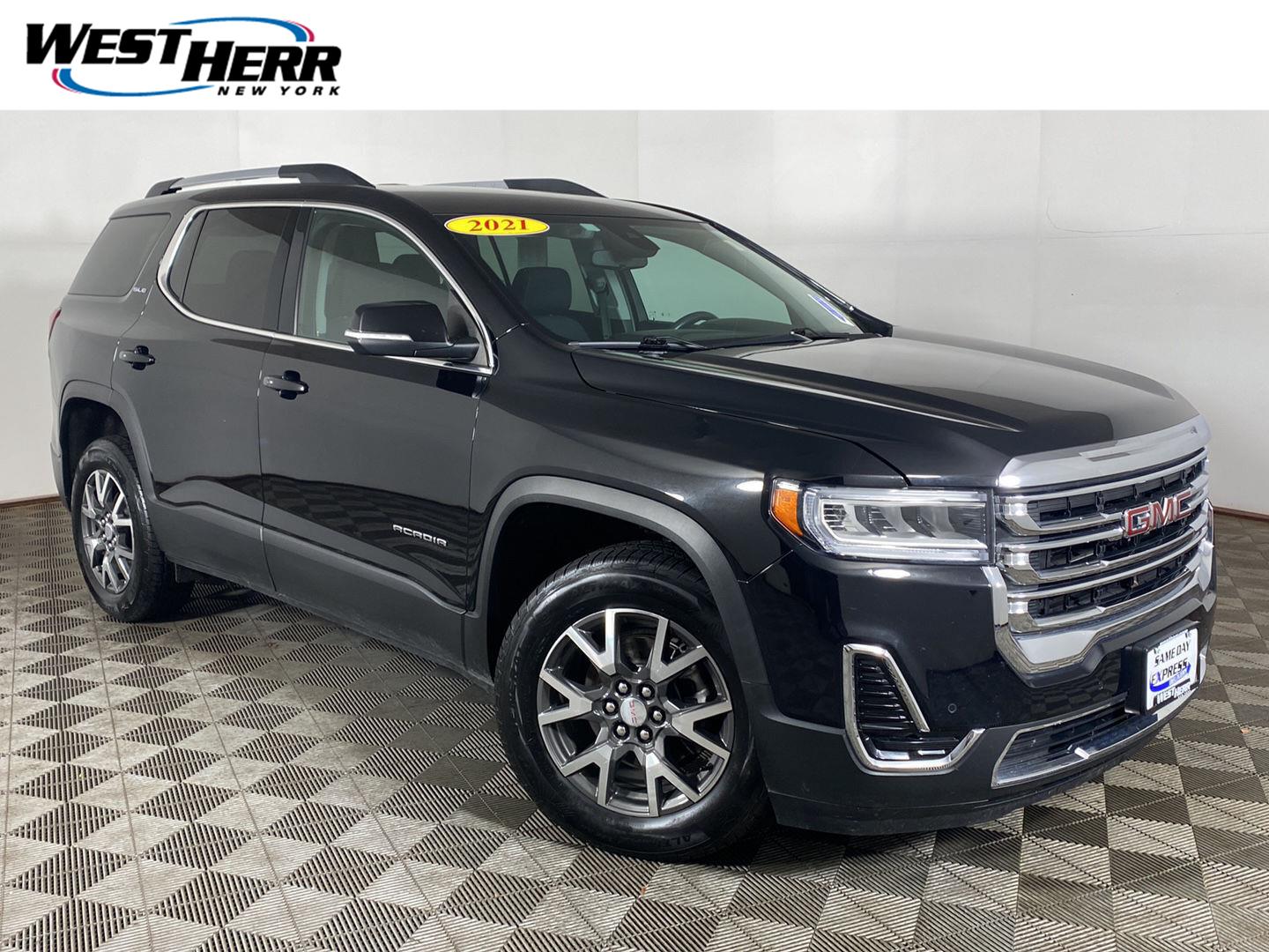 Black (Ebony Twilight Metallic) 2021 GMC Acadia SUV / Crossover Four-Wheel Drive 9-Speed Automatic