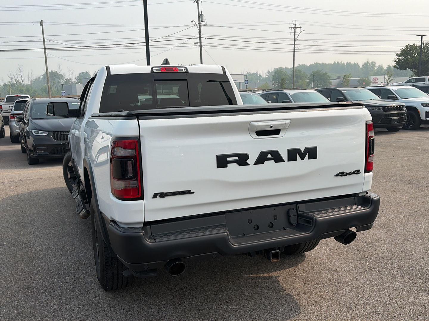 Used 2020 Bright White Clearcoat Ram Rebel image 3
