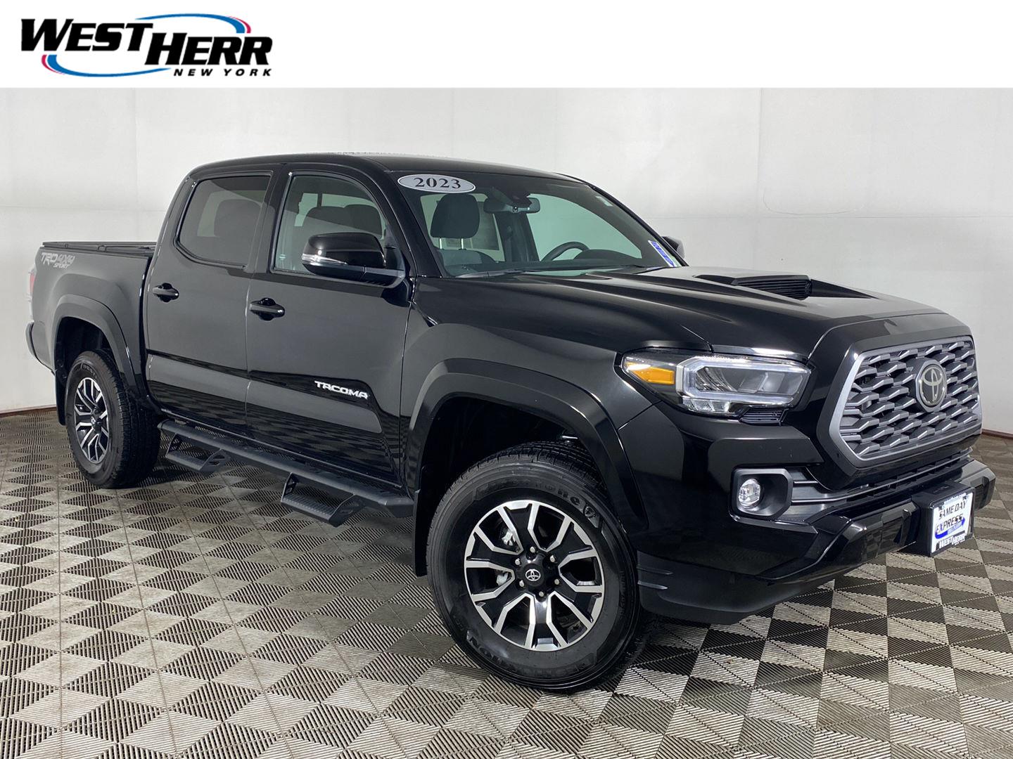 Black 2023 Toyota Tacoma Pickup Truck Four-Wheel Drive 6-Speed Automatic