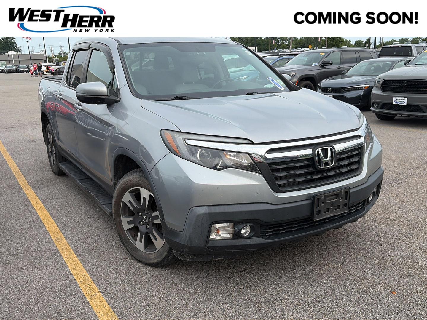 Lunar Silver Metallic 2019 Honda Ridgeline Pickup Truck All-Wheel Drive Automatic