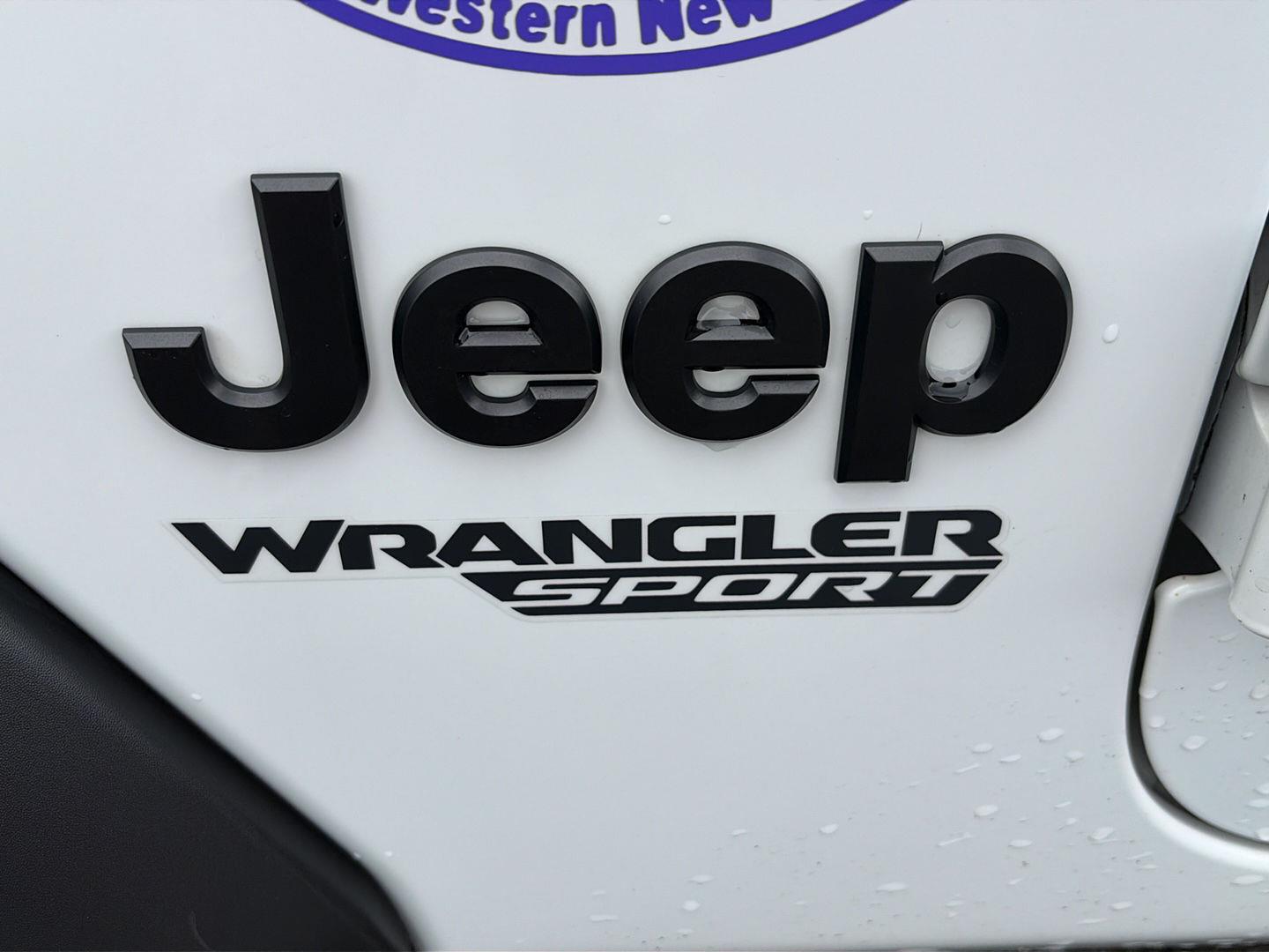 Certified Used 2021 Bright White Clearcoat Jeep Sport S image 5