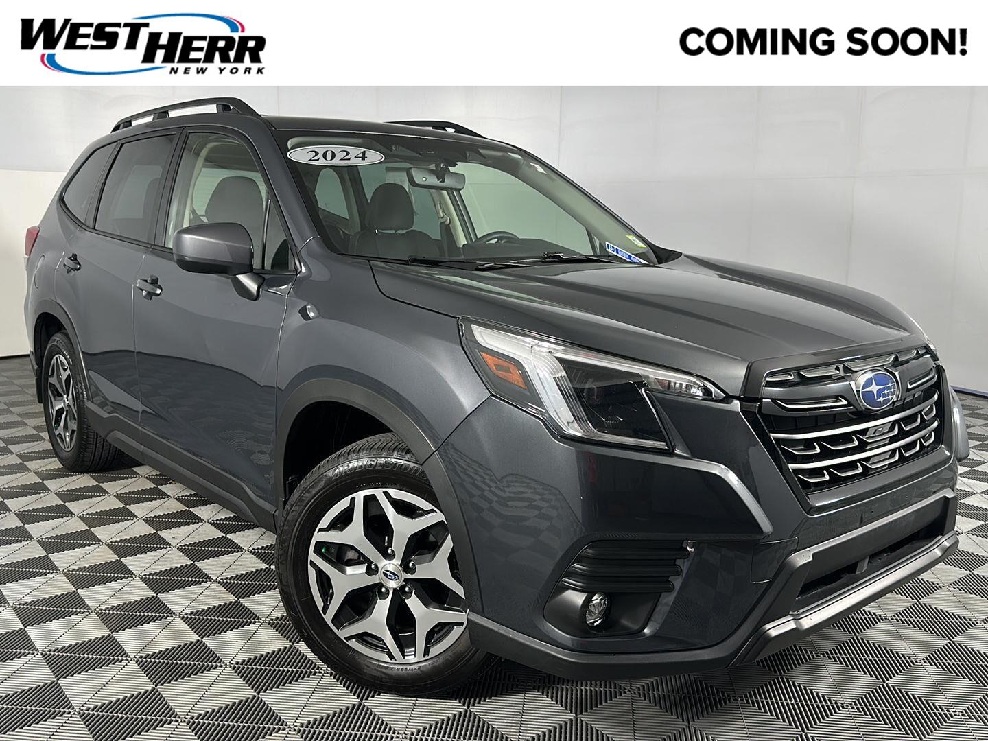 Magnetite Gray Metallic 2024 Subaru Forester SUV / Crossover All-Wheel Drive Continuously Variable Transmission