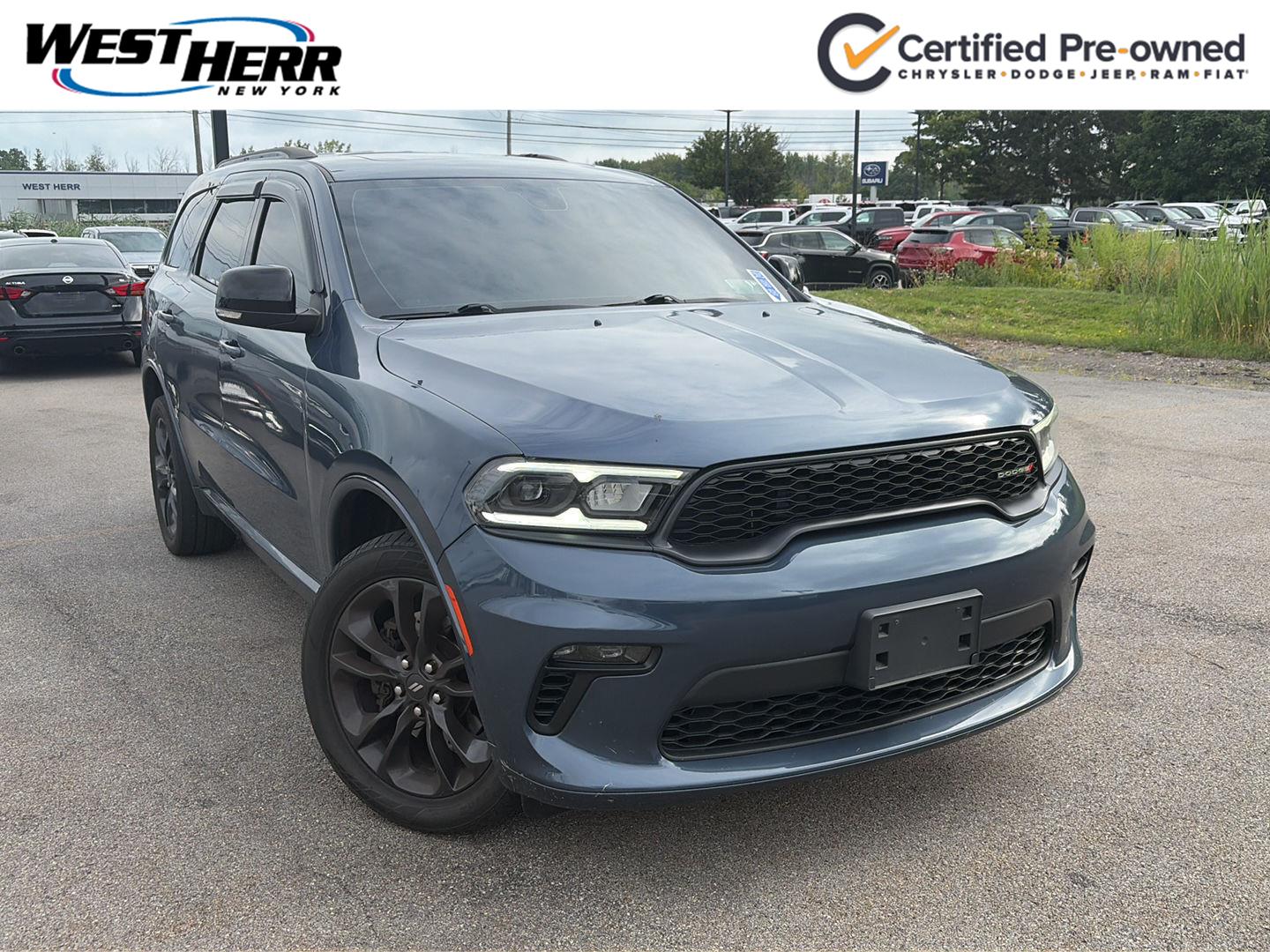 Reactor Blue Pearlcoat 2021 Dodge Durango SUV / Crossover All-Wheel Drive 8-Speed Automatic