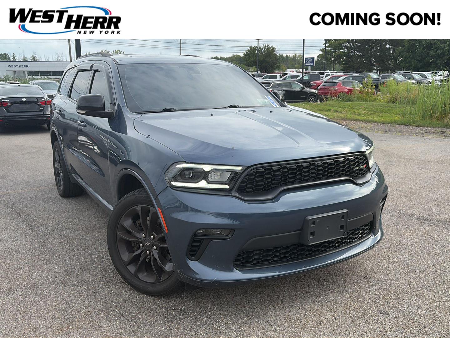 Reactor Blue Pearlcoat 2021 Dodge Durango SUV / Crossover All-Wheel Drive 8-Speed Automatic