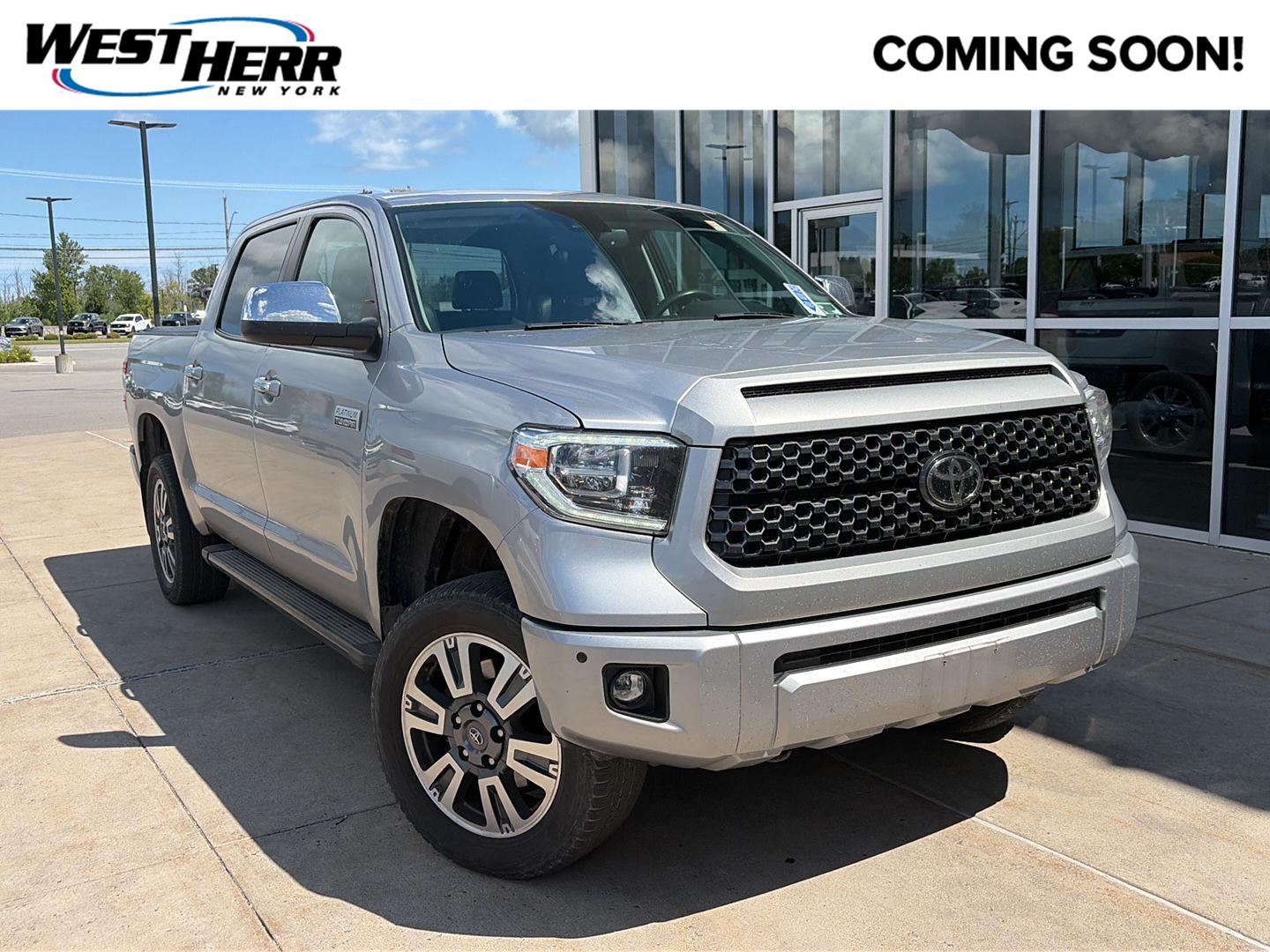 Silver Sky Metallic 2021 Toyota Tundra Pickup Truck Four-Wheel Drive Automatic