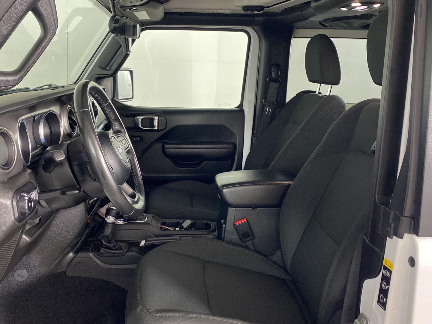 Certified Used 2021 Bright White Clearcoat Jeep Sport S image 20