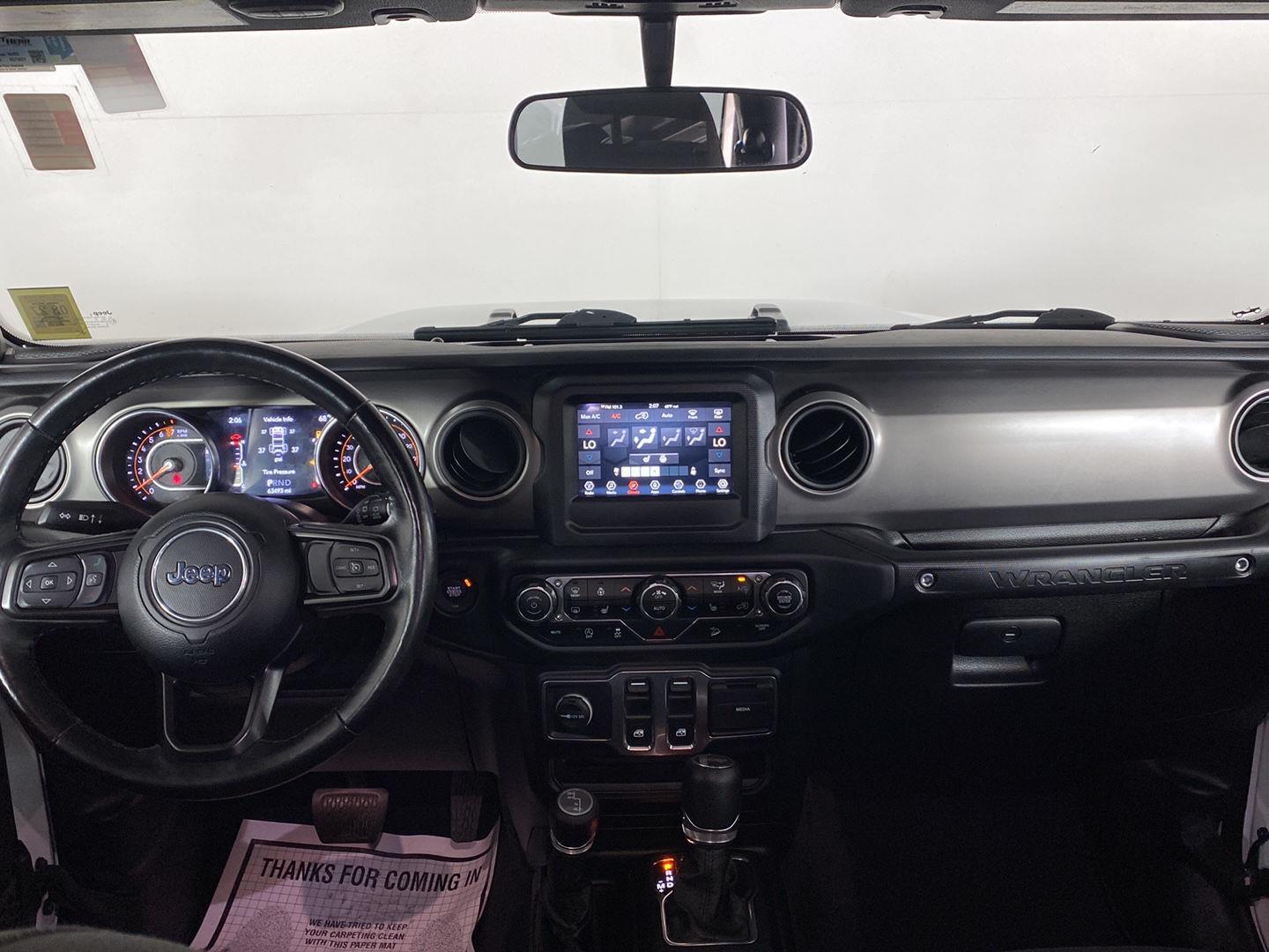Certified Used 2021 Bright White Clearcoat Jeep Sport S image 22