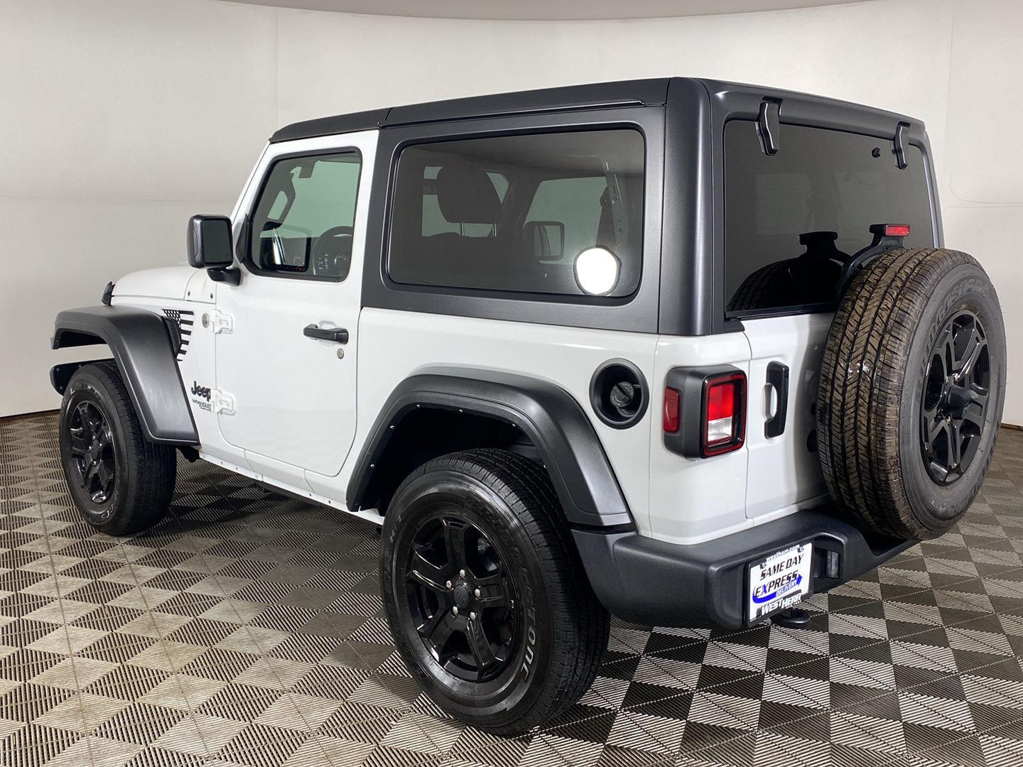 Certified Used 2021 Bright White Clearcoat Jeep Sport S image 4