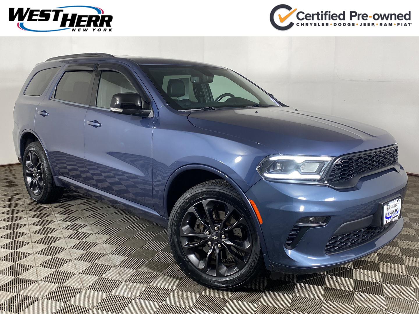 Reactor Blue Pearlcoat 2021 Dodge Durango SUV / Crossover All-Wheel Drive 8-Speed Automatic