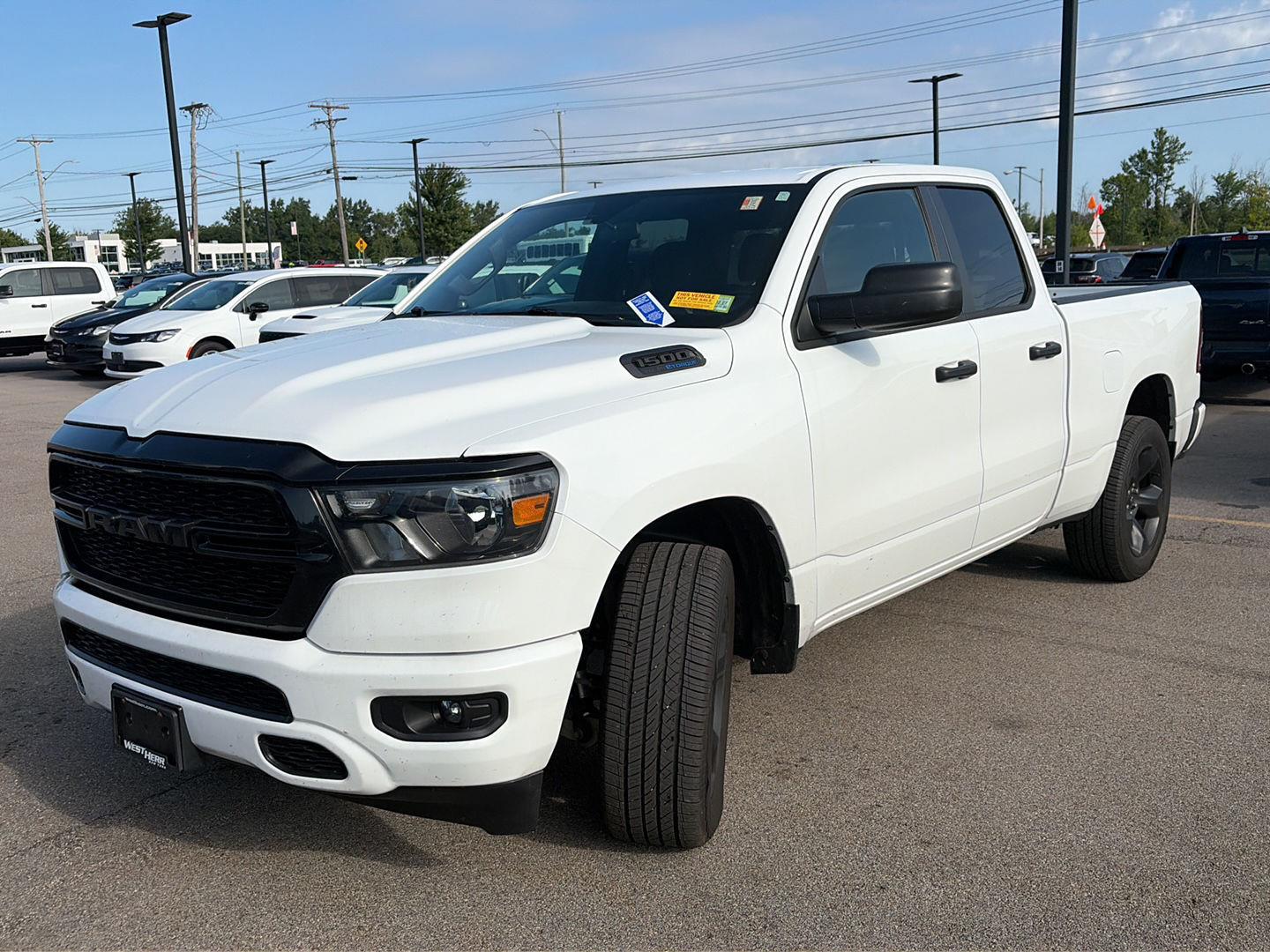 Certified Used 2024 Bright White Clearcoat Ram Tradesman image 4
