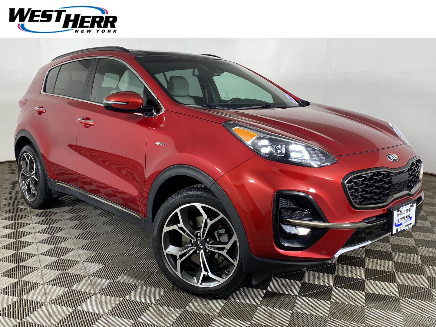 Hyper Red 2021 Kia Sportage SUV / Crossover All-Wheel Drive Automatic