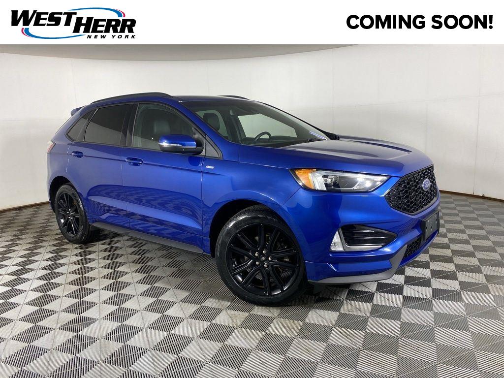 Blue Metallic 2020 Ford Edge SUV / Crossover All-Wheel Drive 8-Speed Automatic