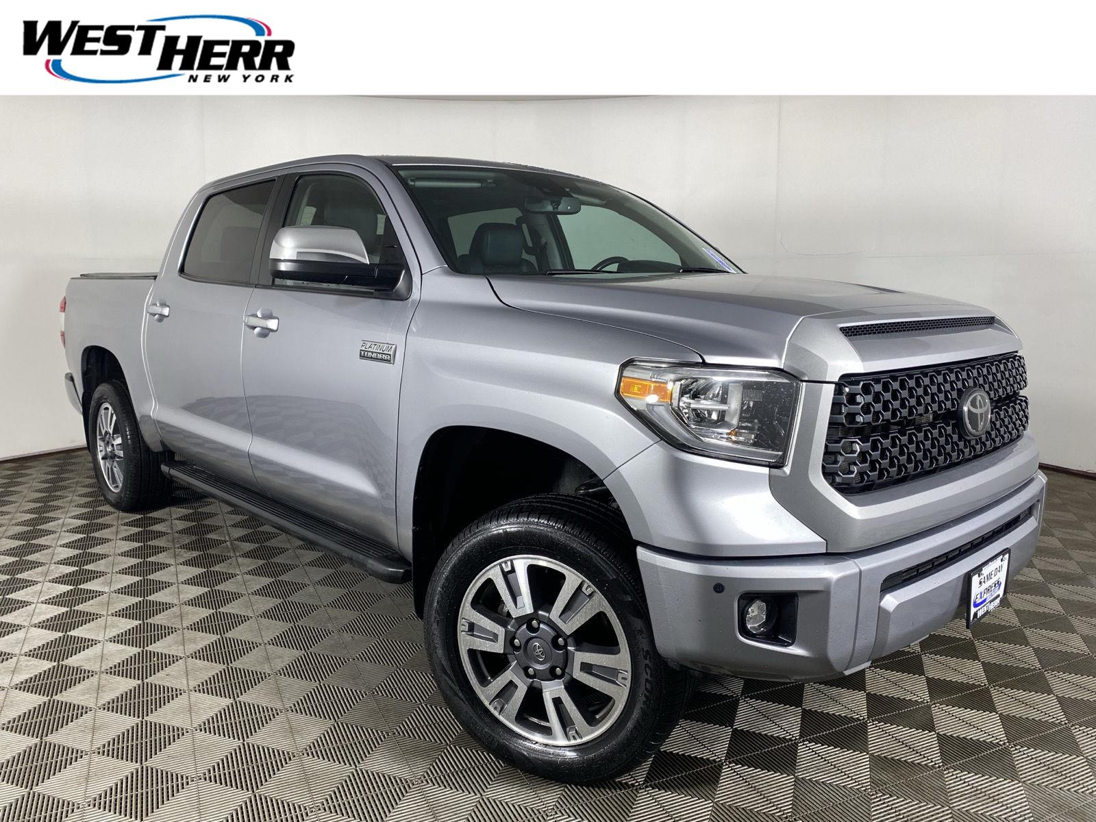 Silver Sky Metallic 2021 Toyota Tundra Pickup Truck Four-Wheel Drive Automatic