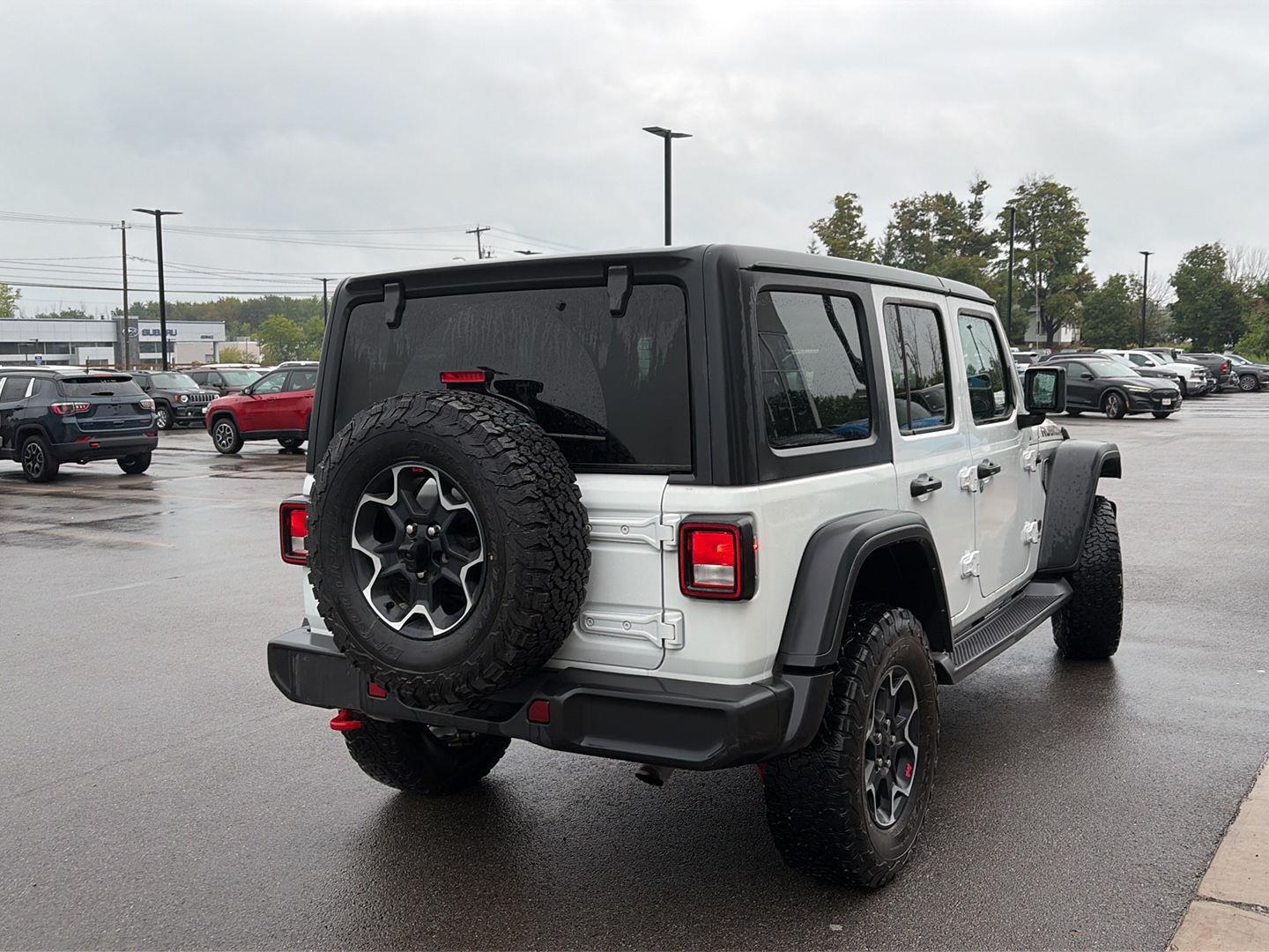 Certified Used 2023 Bright White Clearcoat Jeep Rubicon image 2