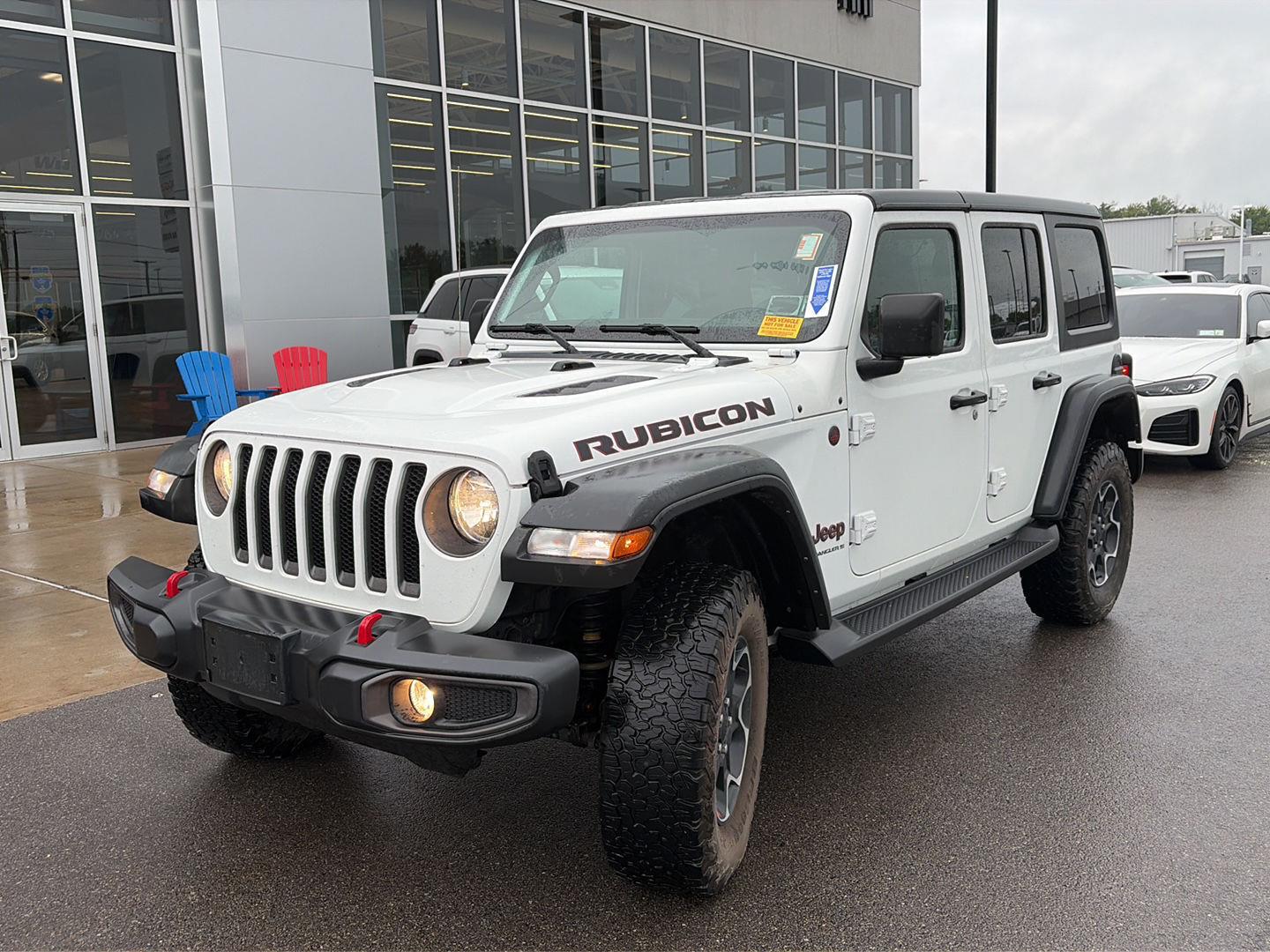 Certified Used 2023 Bright White Clearcoat Jeep Rubicon image 4