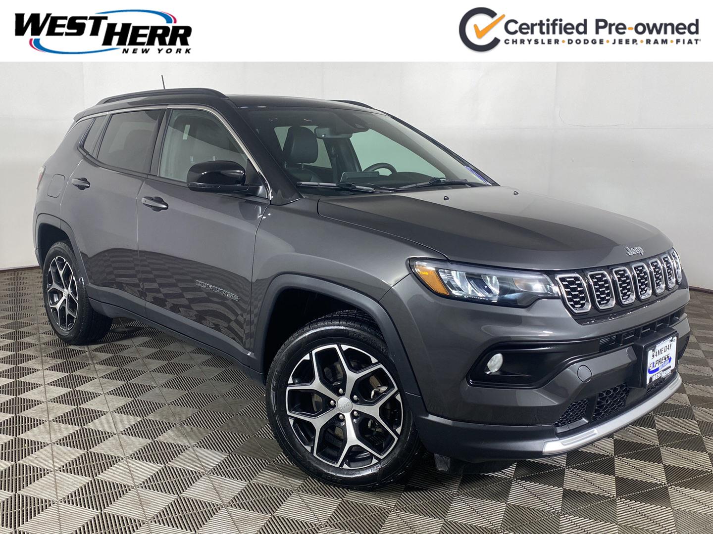Baltic Gray Metallic Clearcoat 2024 Jeep Compass SUV / Crossover Four-Wheel Drive 8-Speed Automatic