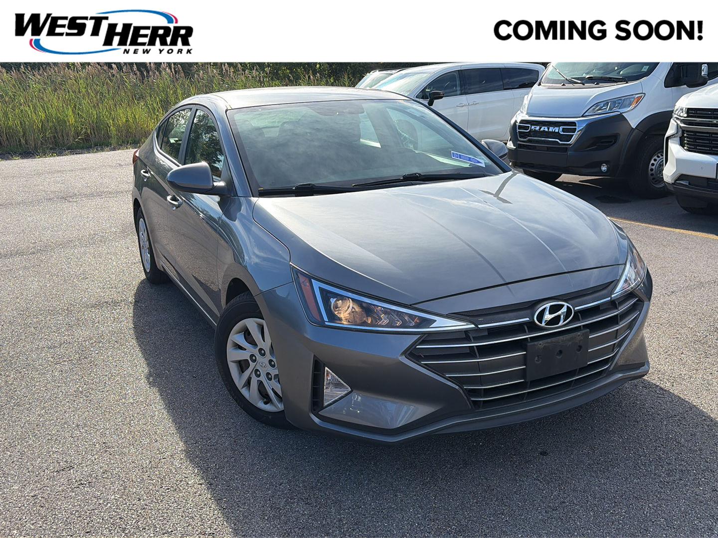 Machine Gray 2019 Hyundai Elantra Sedan Front-Wheel Drive Automatic