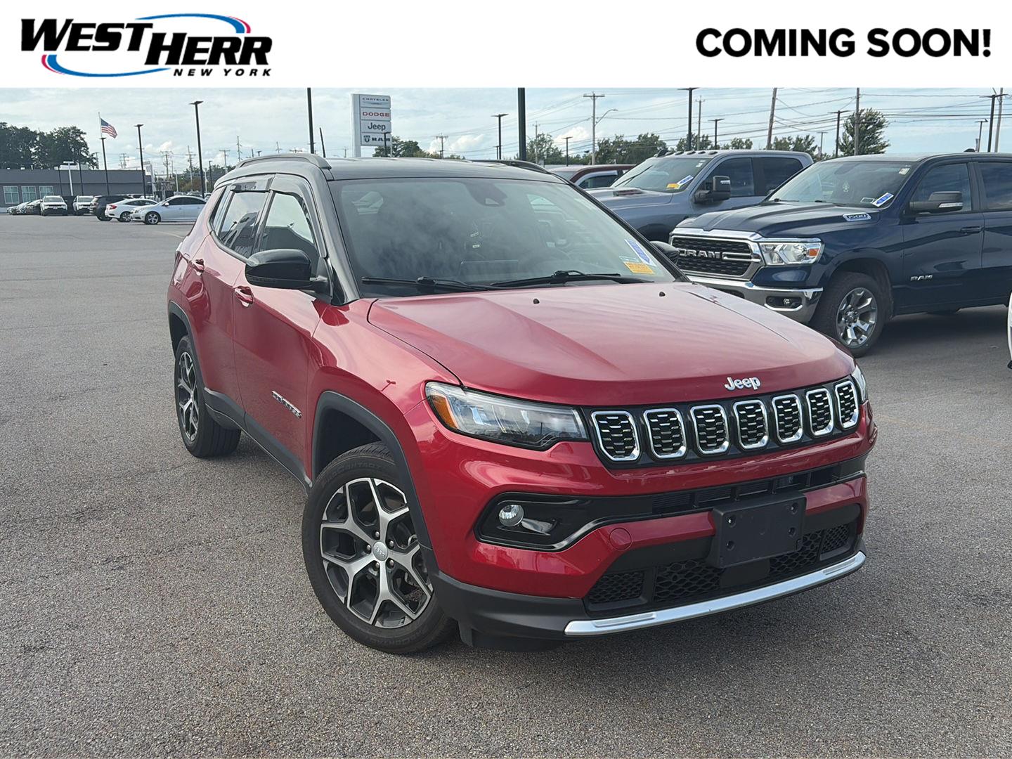 Red Hot Pearlcoat 2024 Jeep Compass SUV / Crossover Four-Wheel Drive 8-Speed Automatic