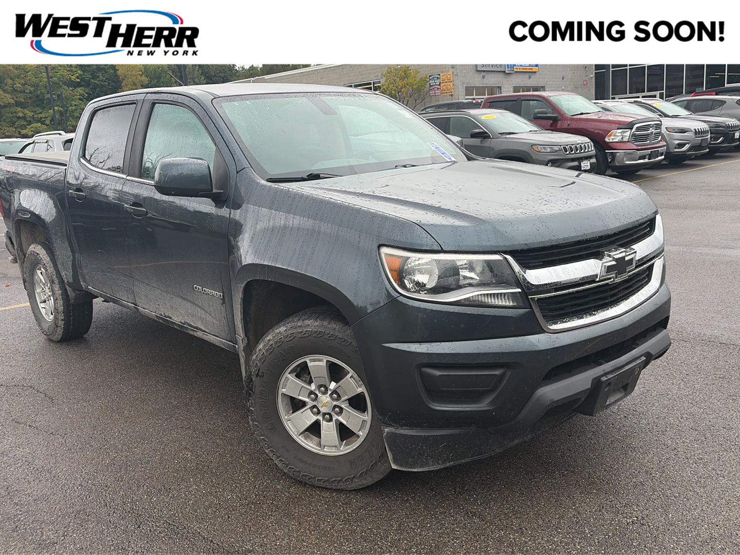Shadow Gray Metallic 2019 Chevrolet Colorado Pickup Truck Four-Wheel Drive 8-Speed Automatic