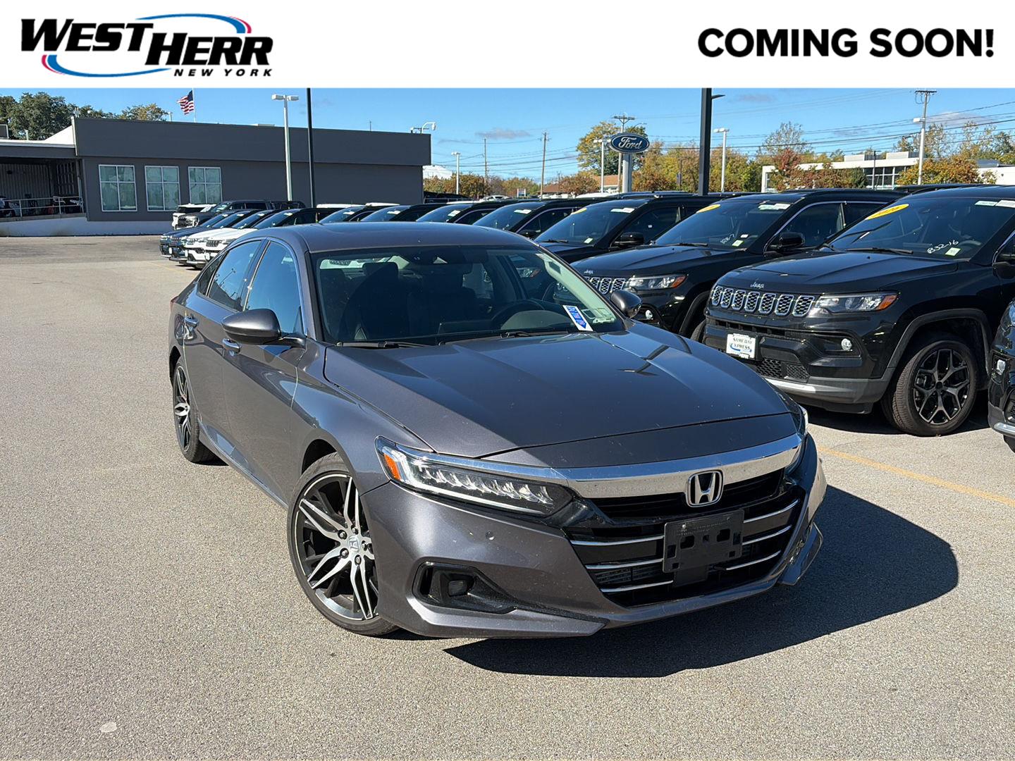 Gray (Modern Steel Metallic) 2021 Honda Accord Sedan Front-Wheel Drive Automatic