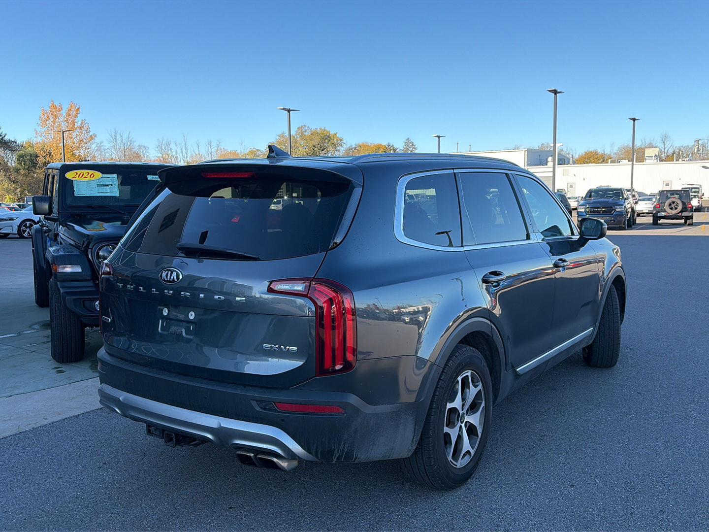 Used 2020 Gravity Gray Kia EX image 2