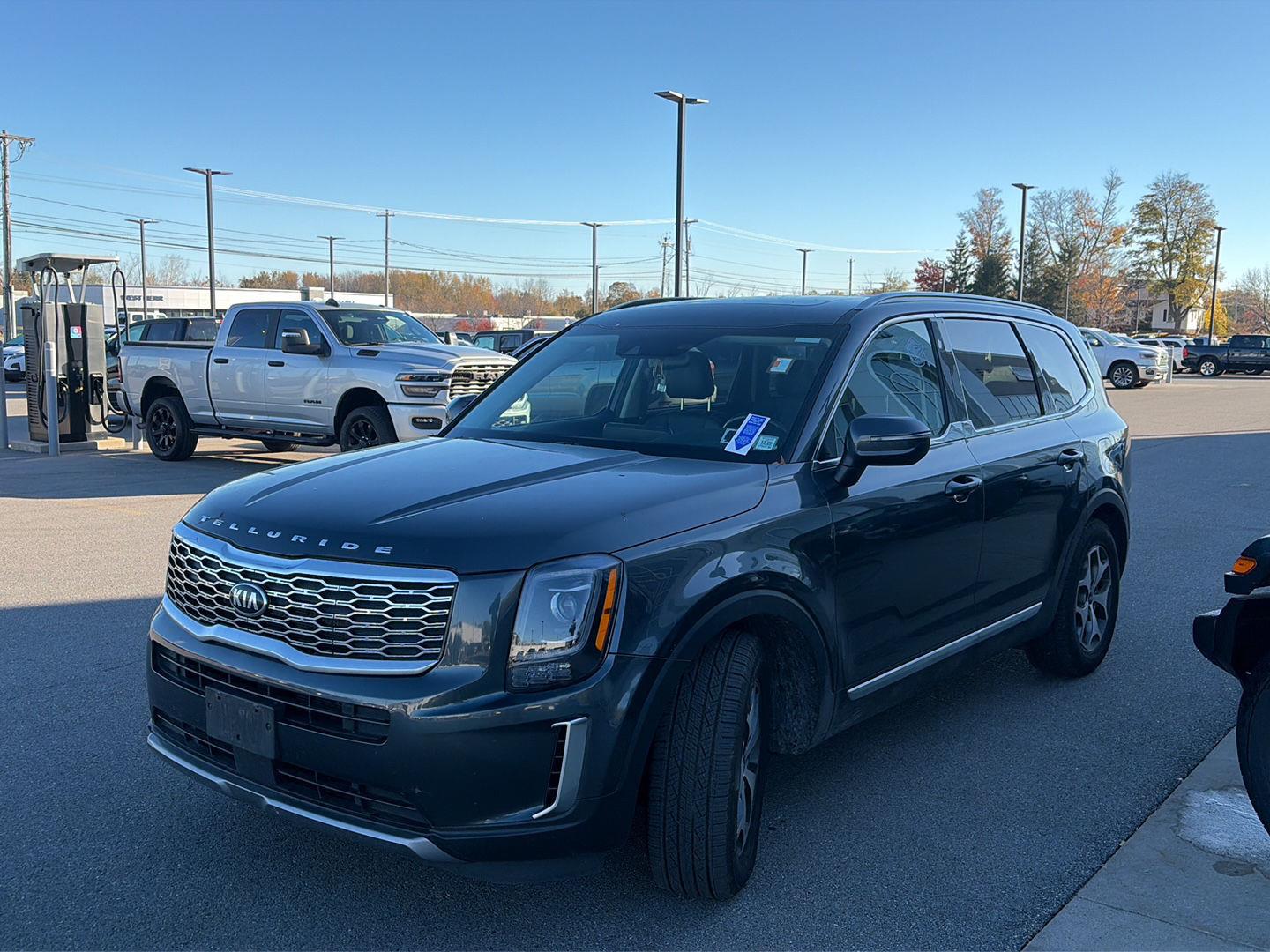Used 2020 Gravity Gray Kia EX image 4
