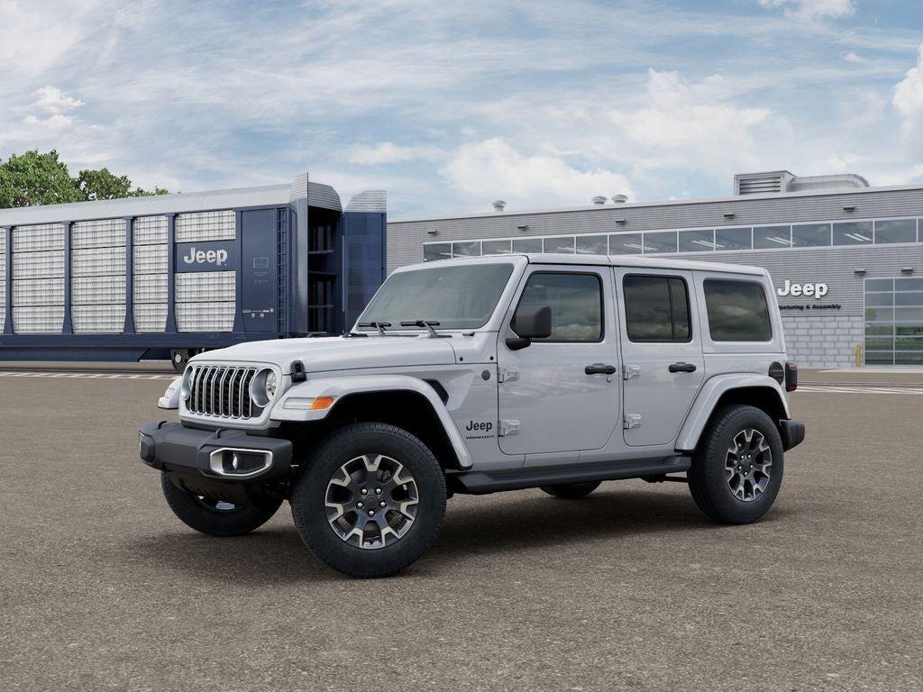 New 2026 Bright White Clear-Coat Exterior Paint Jeep WRANGLER 4-DOOR SAHARA image 2