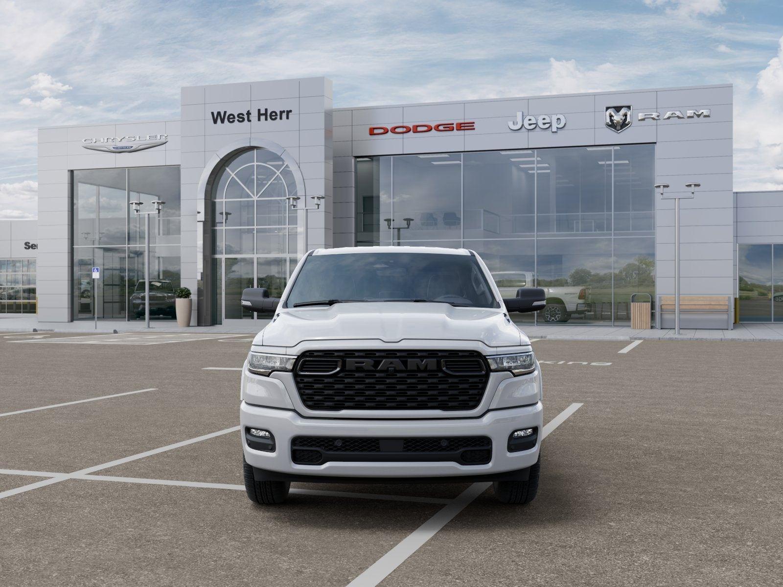New 2026 Bright White Clear-Coat Exterior Paint RAM RAM 1500 BIG HORN CREW CAB 4X4 image 84