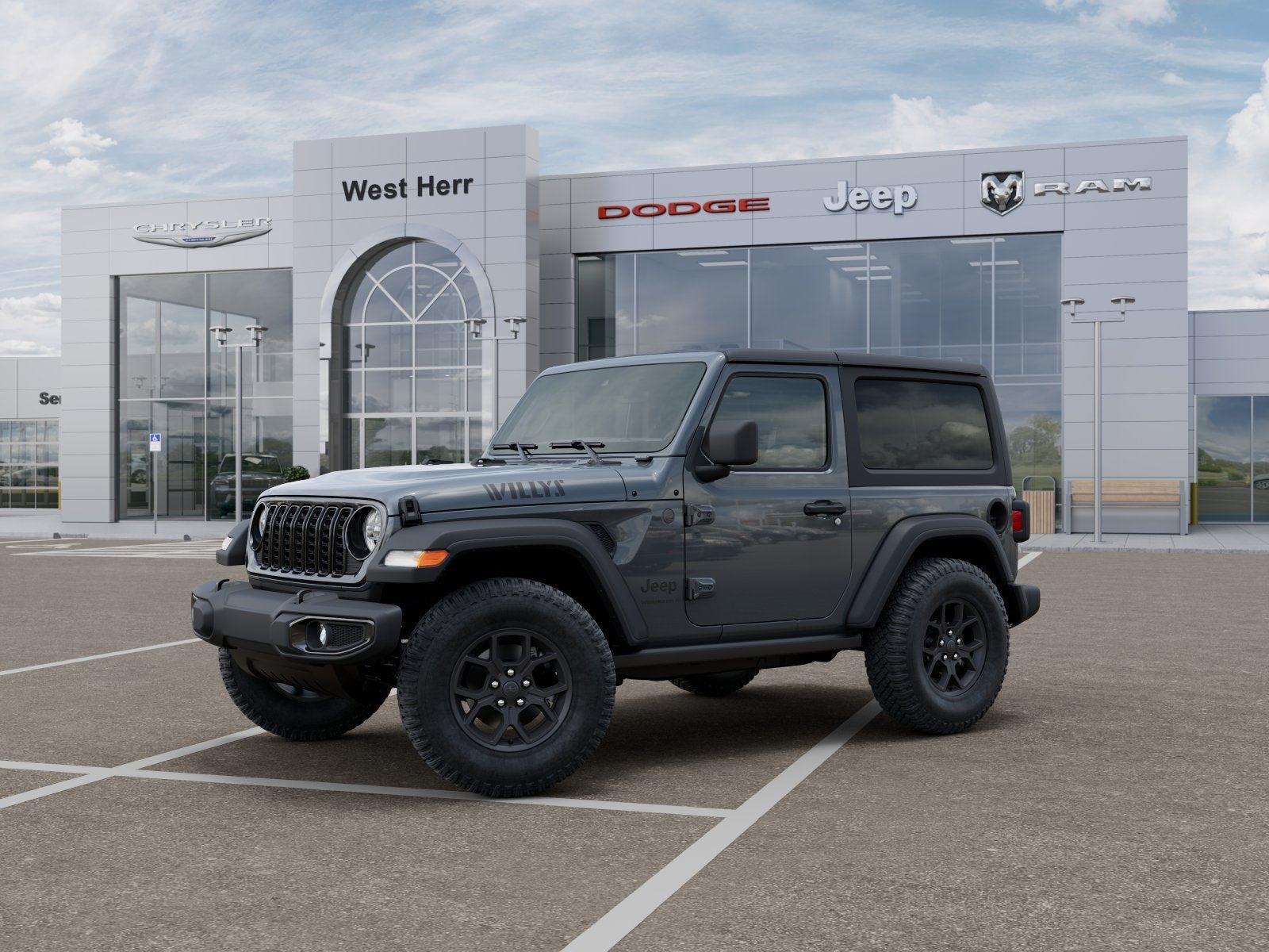 New 2026 Anvil Clear-Coat Exterior Paint Jeep WRANGLER 2-DOOR WILLYS image 80