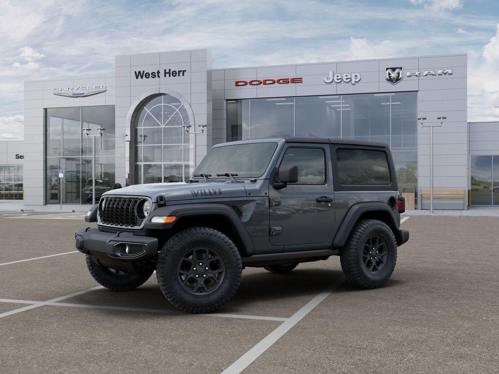 New 2026 Anvil Clear-Coat Exterior Paint Jeep WRANGLER 2-DOOR WILLYS image 2