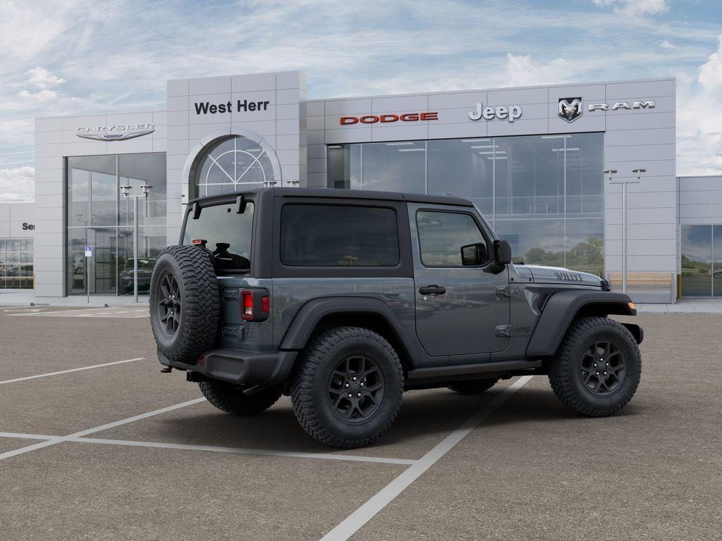 New 2026 Anvil Clear-Coat Exterior Paint Jeep WRANGLER 2-DOOR WILLYS image 4