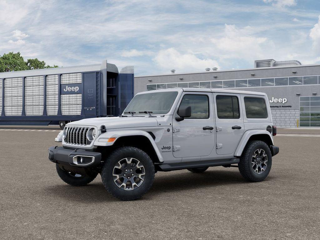 New 2026 Bright White Clear-Coat Exterior Paint Jeep WRANGLER 4-DOOR SAHARA image 2