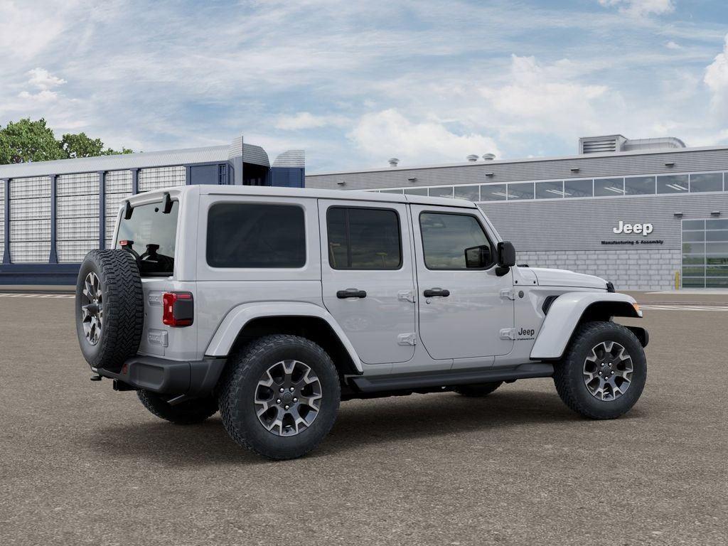New 2026 Bright White Clear-Coat Exterior Paint Jeep WRANGLER 4-DOOR SAHARA image 4