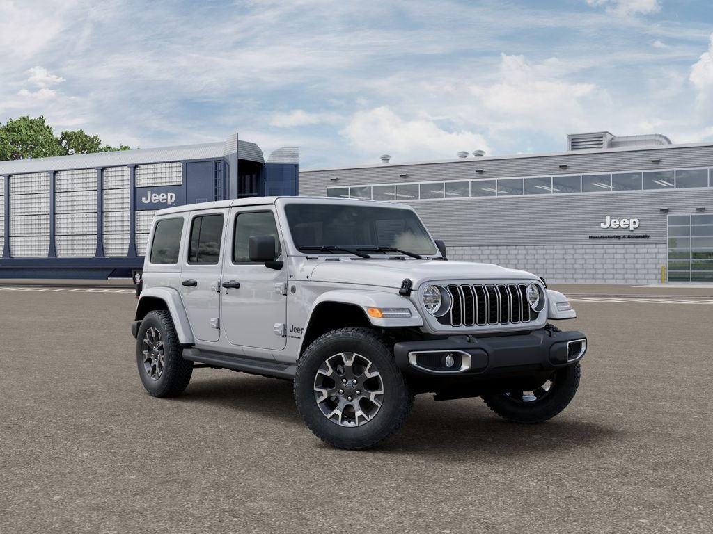 New 2026 Bright White Clear-Coat Exterior Paint Jeep WRANGLER 4-DOOR SAHARA image 5