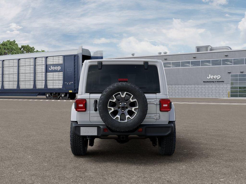 New 2026 Bright White Clear-Coat Exterior Paint Jeep WRANGLER 4-DOOR SAHARA image 7
