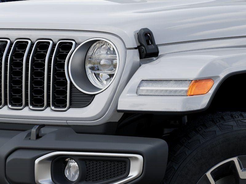 New 2026 Bright White Clear-Coat Exterior Paint Jeep WRANGLER 4-DOOR SAHARA image 10