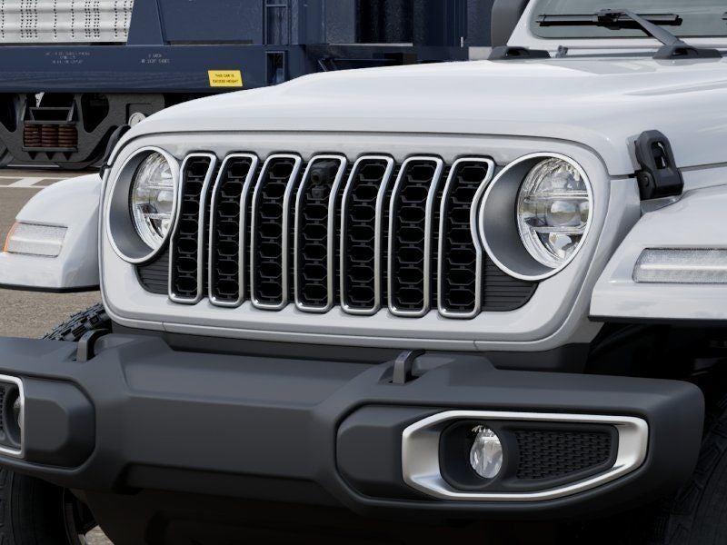 New 2026 Bright White Clear-Coat Exterior Paint Jeep WRANGLER 4-DOOR SAHARA image 11