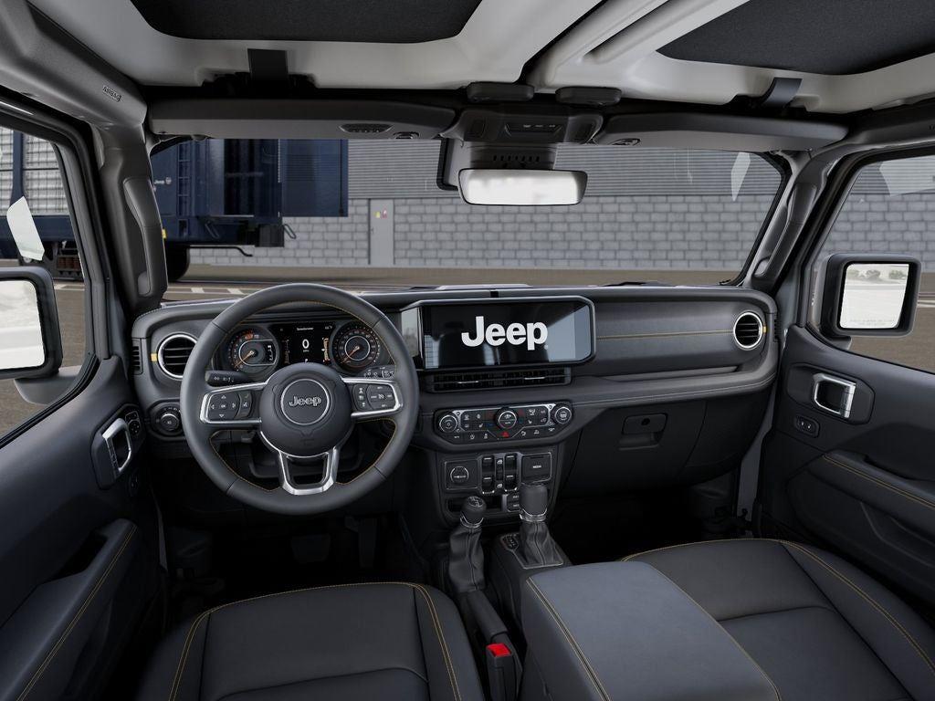 New 2026 Bright White Clear-Coat Exterior Paint Jeep WRANGLER 4-DOOR SAHARA image 14