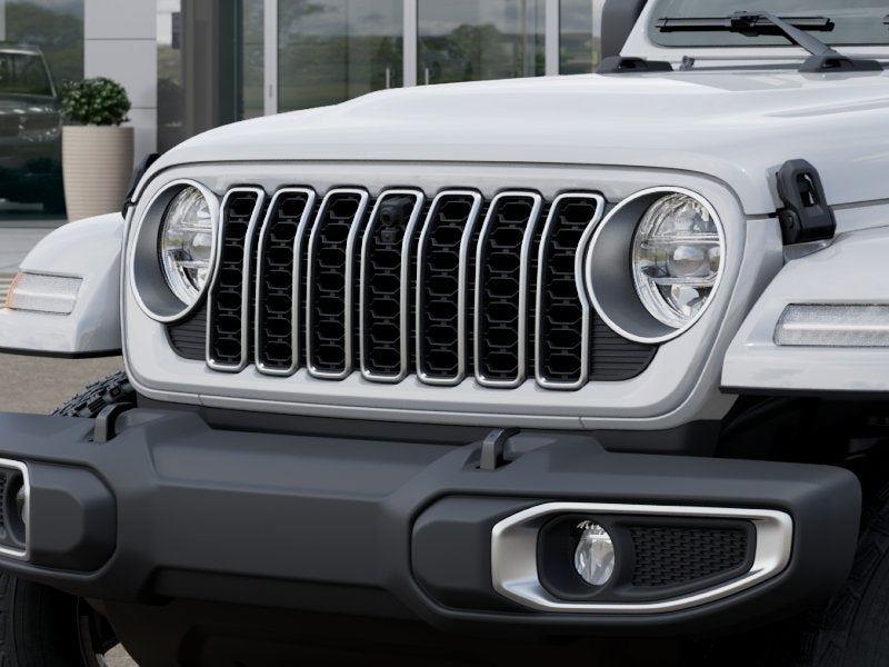 New 2026 Bright White Clear-Coat Exterior Paint Jeep WRANGLER 4-DOOR SAHARA image 89