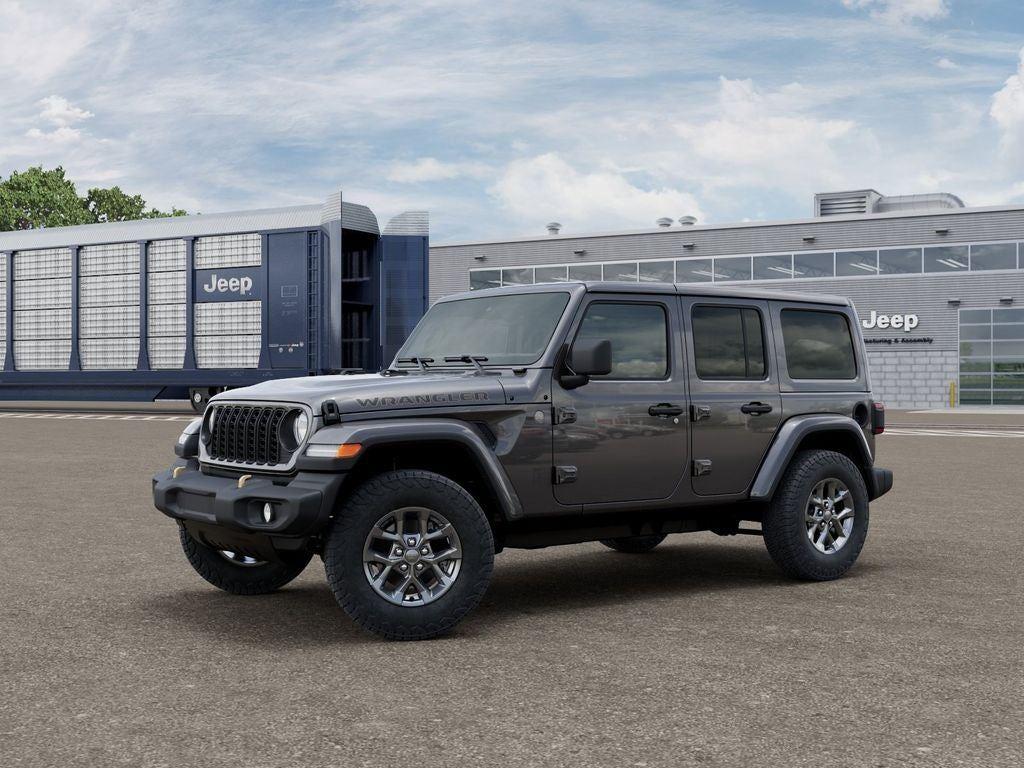 New 2026 Granite Crystal Metallic Clear-Coat Exterior Paint Jeep WRANGLER 4-DOOR 85TH ANNIVERSA image 2
