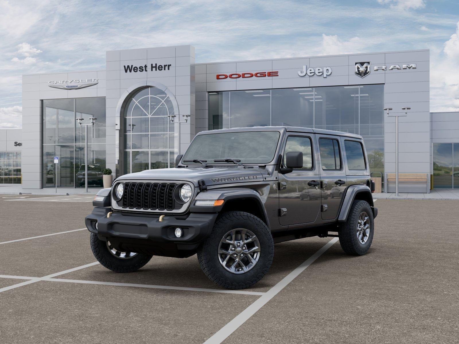 New 2026 Granite Crystal Metallic Clear-Coat Exterior Paint Jeep WRANGLER 4-DOOR 85TH ANNIVERSA image 79