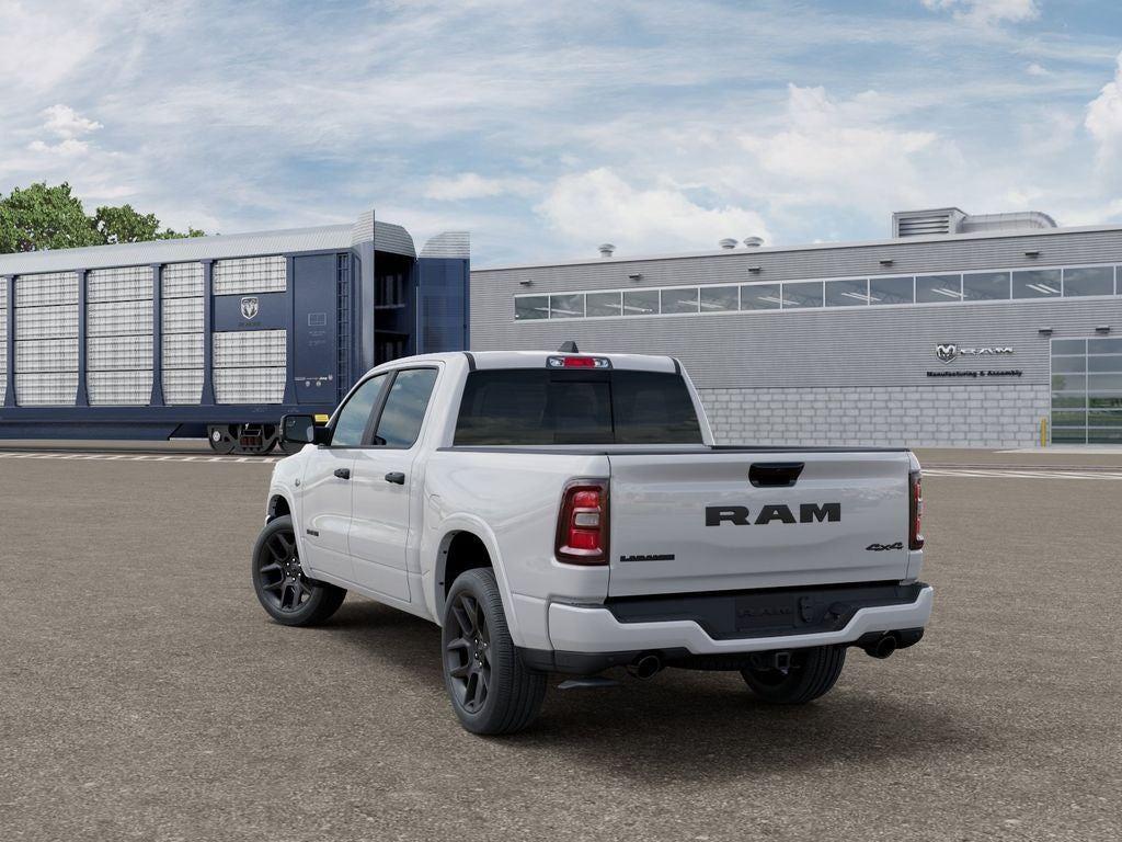 New 2026 Bright White Clear-Coat Exterior Paint RAM RAM 1500 LARAMIE CREW CAB 4X4 image 3